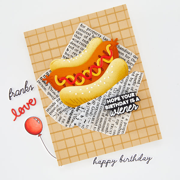 Hero Arts Hot Dog Clear Stamp Set
