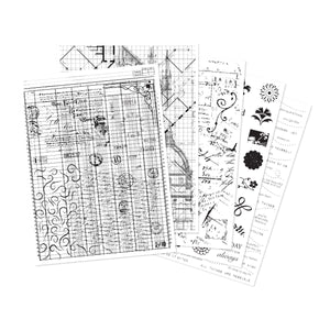Hero Arts Grids & Icons Mixed Media Hero Transfers