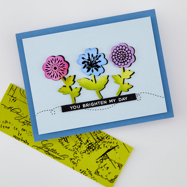 Hero Arts Meadow Blooms Cover Plate Die