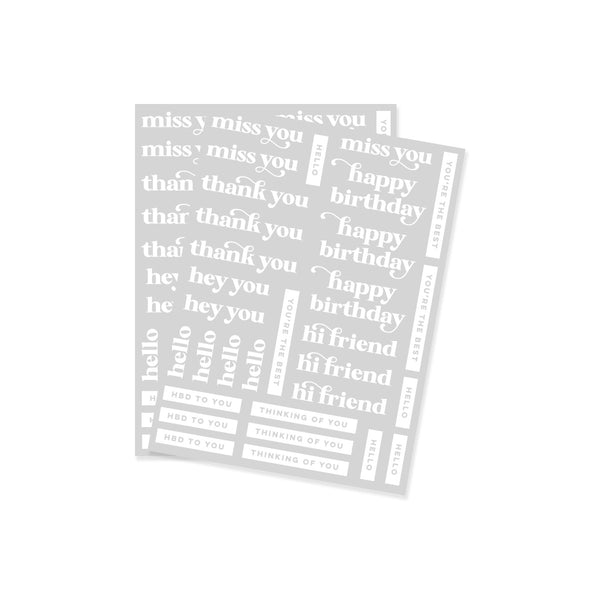 Hero Arts Must Have Messages Hero Transfers