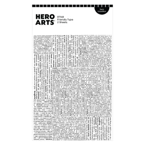 Hero Arts Friendly Type Hero Transfers