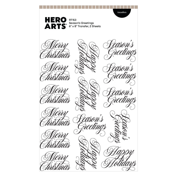 Season's Greetings Transfers