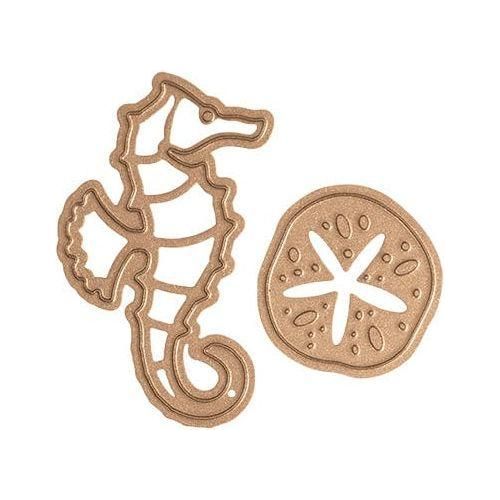 Die D-Lites Seahorse & Sand Dollar Etched Dies
