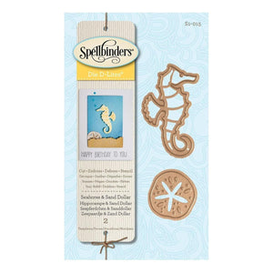 Die D-Lites Seahorse & Sand Dollar Etched Dies