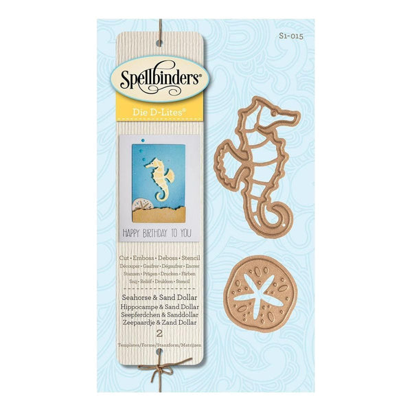Die D-Lites Seahorse & Sand Dollar Etched Dies
