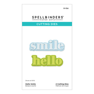 Hello Smile Etched Dies from the Out and About Collection