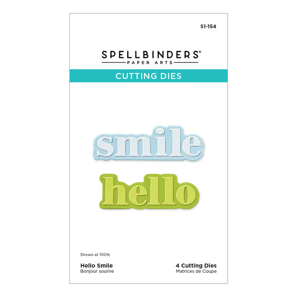 Hello Smile Etched Dies from the Out and About Collection