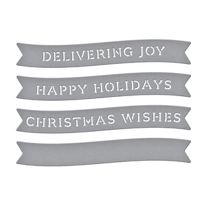 Handmade Sentiments Etched Dies from the Handmade Holidays Collection