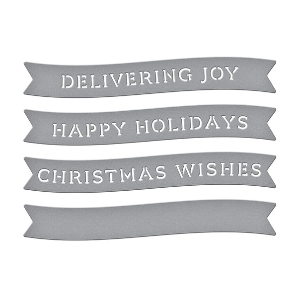 Handmade Sentiments Etched Dies from the Handmade Holidays Collection
