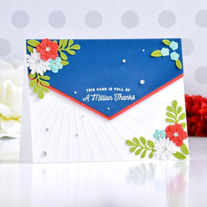 Mini Blooms and Sprigs Etched Dies from the Slimline Collection
