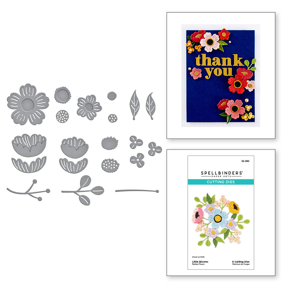 Little Blooms Etched Dies from the Out and About Collection