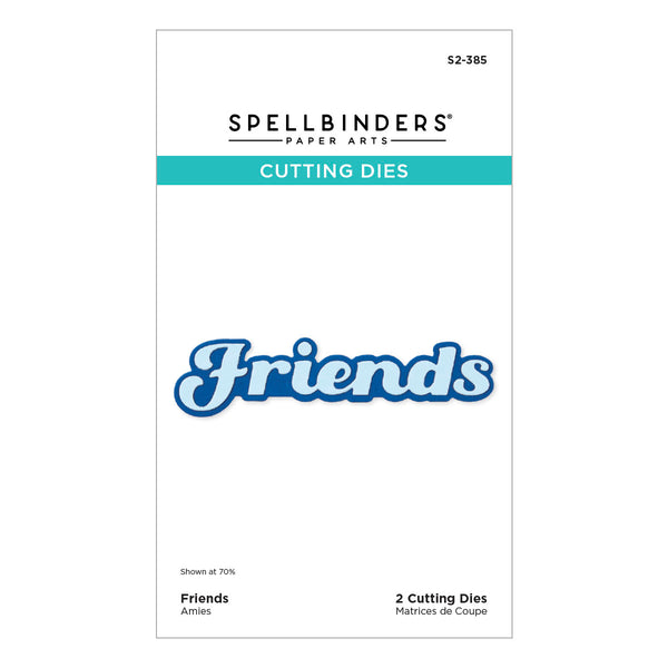 Friends Etched Dies from the Storytelling by Spellbinders Collection