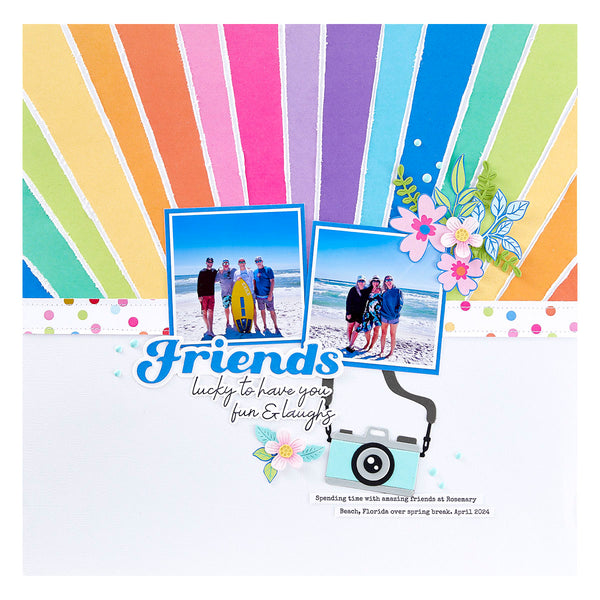 Friends Etched Dies from the Storytelling by Spellbinders Collection