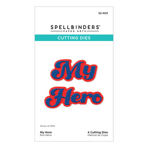 My Hero Etched Dies from the Storytelling by Spellbinders Collection