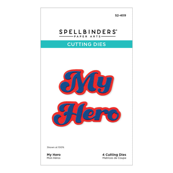 My Hero Etched Dies from the Storytelling by Spellbinders Collection