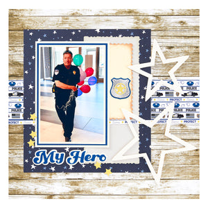 My Hero Etched Dies from the Storytelling by Spellbinders Collection