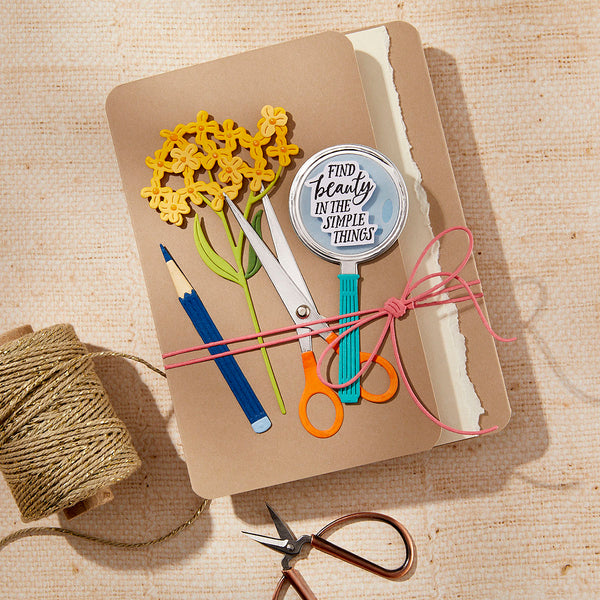 Field Notes Wildflowers Etched Dies
