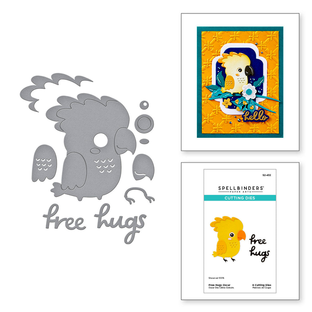 Free Hugs Oscar Etched Dies