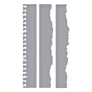 Torn Paper Edges Etched Dies