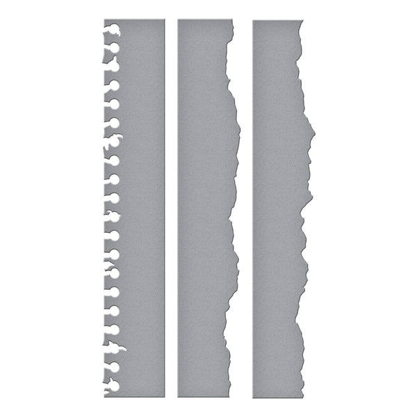 Torn Paper Edges Etched Dies