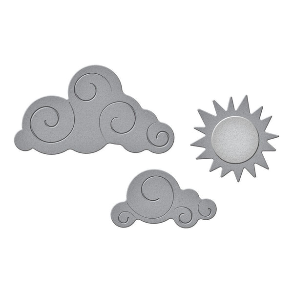 Die D-Lites Sun and Clouds Etched Dies