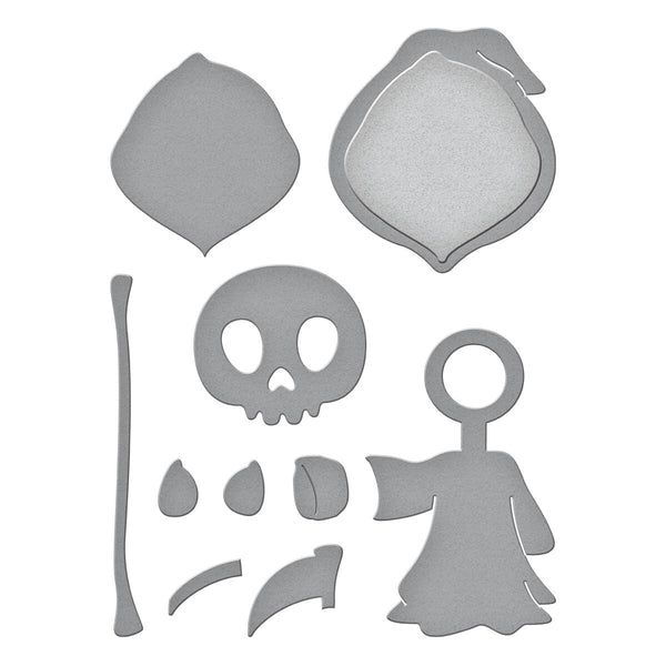 Dancin' Grim Etched Dies from the Dancin' Halloween Collection