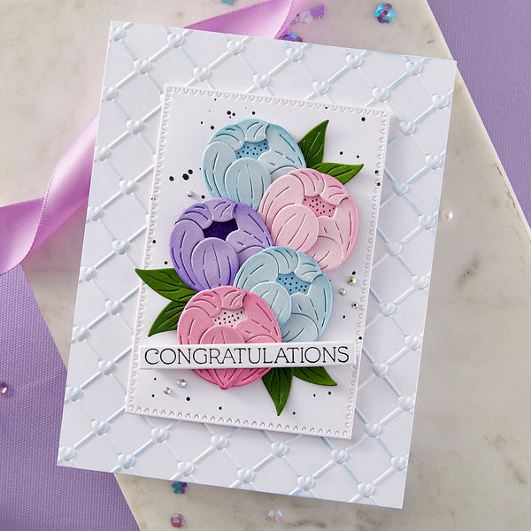 Cross My Heart 3D Embossing Folder