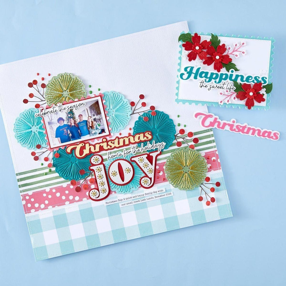 Christmas & December Etched Dies from the Storytelling by Spellbinders Collection