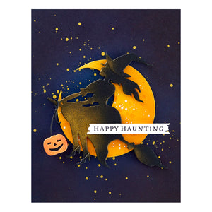 Witchin' Heels Etched Dies from the Happy Haunting Collection