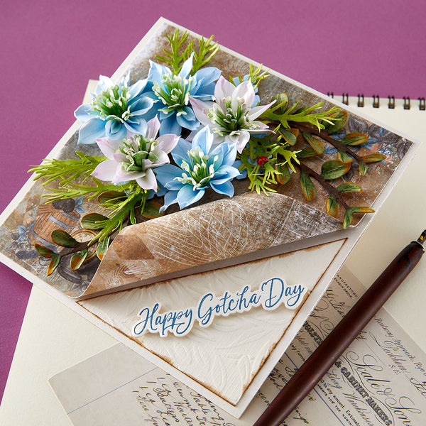 The Poet's Garden Sentiments Press + Foil Plate & Die Set by Susan Tierney-Cockburn
