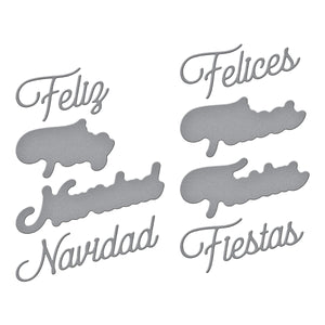 Spanish Holiday Sentiments Etched Dies