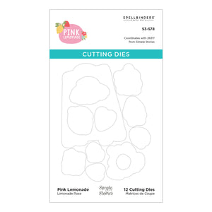 Pink Lemonade Stamp & Die Bundle with Simple Stories