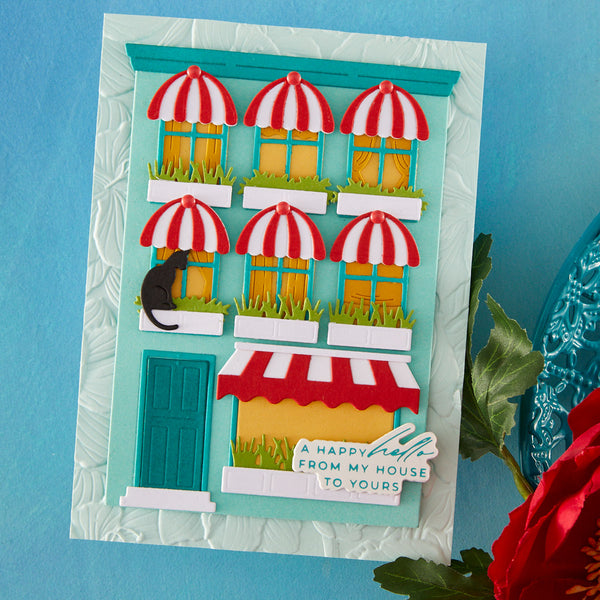 Welcome Home Sentiments Press + Foil Plate & Die Set by Yana Smakula