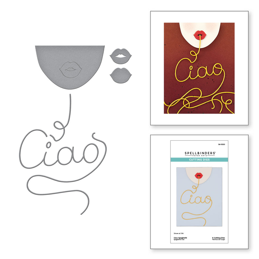 Ciao Spaghetti Etched Dies