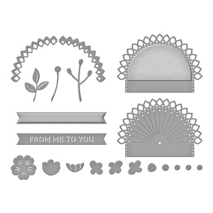 Stitched Kaleidoscope Arch Etched Dies from the Kaleidoscope Arch Collection