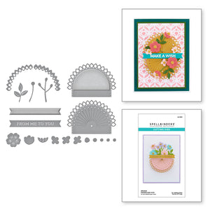 Stitched Kaleidoscope Arch Etched Dies from the Kaleidoscope Arch Collection