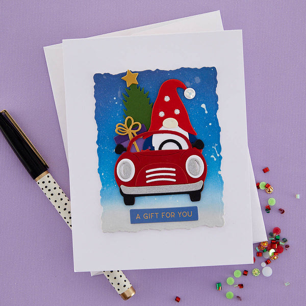 Gnome Drive Holiday Etched Dies from the Gnome Drive Collection