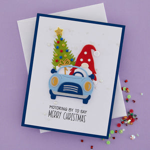 Gnome Drive Holiday Etched Dies from the Gnome Drive Collection