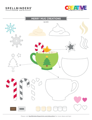 Merry Mug Creations Etched Dies from the Merry Mug & Circle Delights Collection by Nichol Spohr