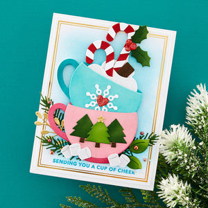 Santa's Sippin' Sayings Clear Stamp Set from the Merry Mug & Circle Delights Collection by Nichol Spohr