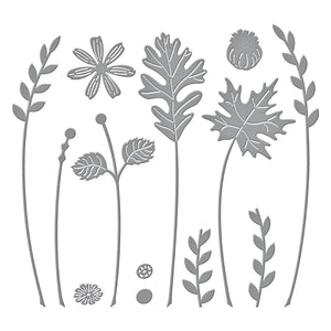 Autumn Sealed Sprigs Etched Dies from the Serenade of Autumn Collection