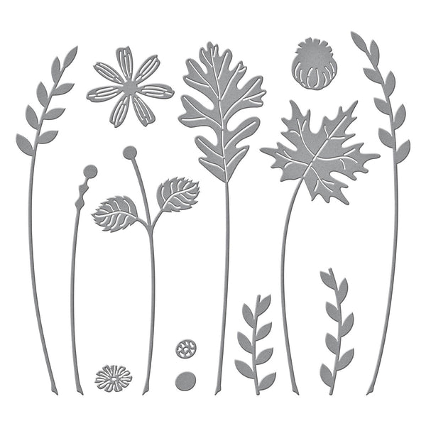 Autumn Sealed Sprigs Etched Dies from the Serenade of Autumn Collection