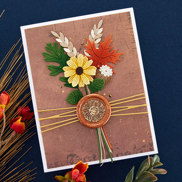 Autumn Sealed Sprigs Etched Dies from the Serenade of Autumn Collection