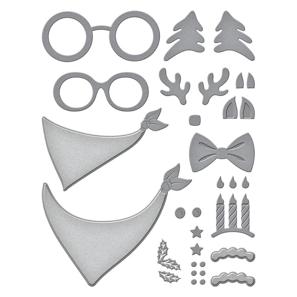 Cats and Pugs Accessories Etched Dies from the Bibi's Cats and Pugs Collection by Bibi Cameron
