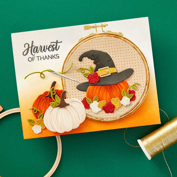 Nichol's Needlework Sentiments Clear Stamp Set from the Nichol's Needlework Collection by Nichol Spohr