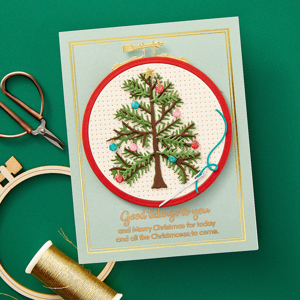 Nichol's Needlework Sentiments Clear Stamp Set from the Nichol's Needlework Collection by Nichol Spohr
