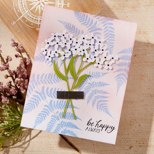 Lush Ferns Press + Foil Plate