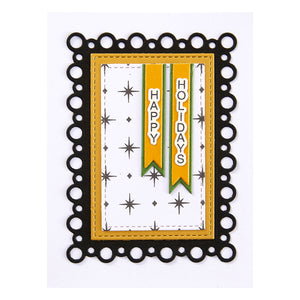 Nested Tree Frame Etched Dies from the Essential Holiday Collection by Lisa Horton
