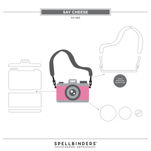 Say Cheese Etched Dies from the Storytelling by Spellbinders Collection