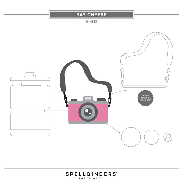 Say Cheese Etched Dies from the Storytelling by Spellbinders Collection
